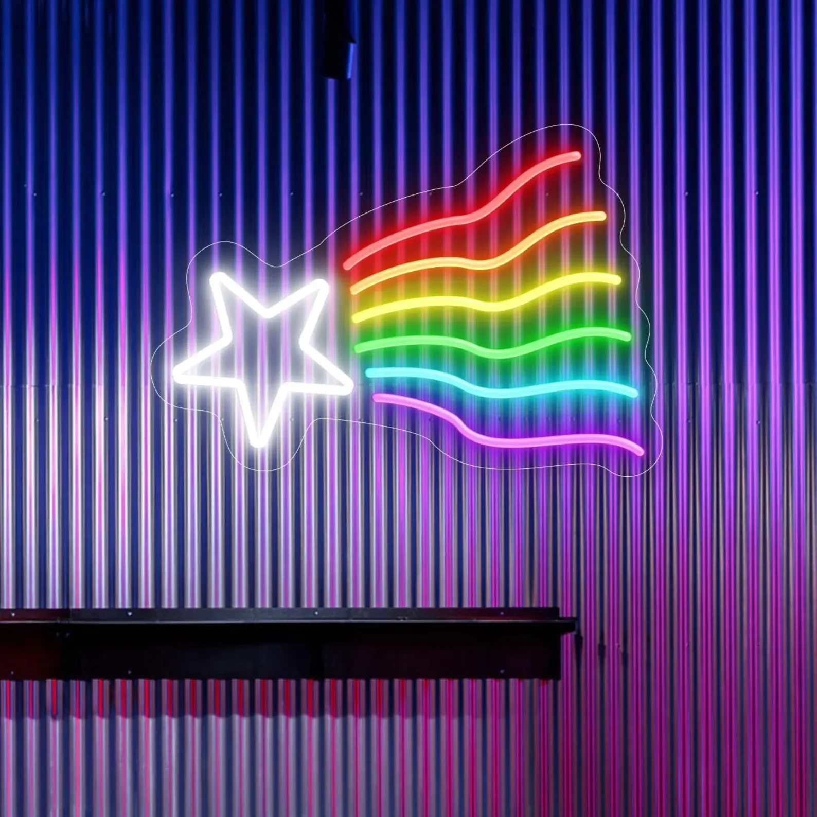 Rainbow Star Neon Sign, Custom LGBTQ Pride Month LED Neon Sign Star Colorful Neon Decor Pride Party Backdrop Decor, LGBTQ Gift
Rainbow Star Neon Sign, Custom LGBTQ Pride Month LED Neon Sign Star Colorful Neon Decor Pride Party Backdrop Decor, LGBTQ Gift