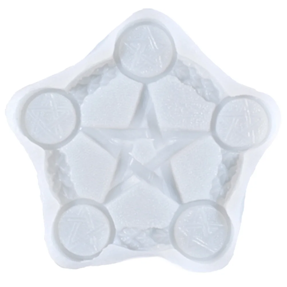 1Pcs Star Shaped Holder Mold Pentagram Design Silicone DIY Resin Mould for Blessing Lighting Crafting
1Pcs Star Shaped Holder Mold Pentagram Design Silicone DIY Resin Mould for Blessing Lighting Crafting
