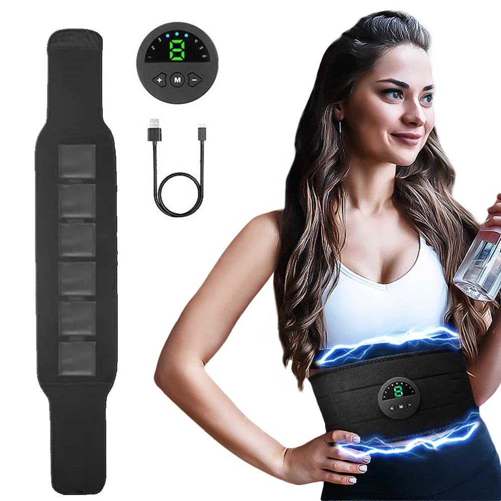 EMS Muscle Stimulator massager USB Electric Abs Toner Abdominal Belt Vibration Body Waist Belly Weight Loss Fitness Massager
EMS Muscle Stimulator massager USB Electric Abs Toner Abdominal Belt Vibration Body Waist Belly Weight Loss Fitness Massager