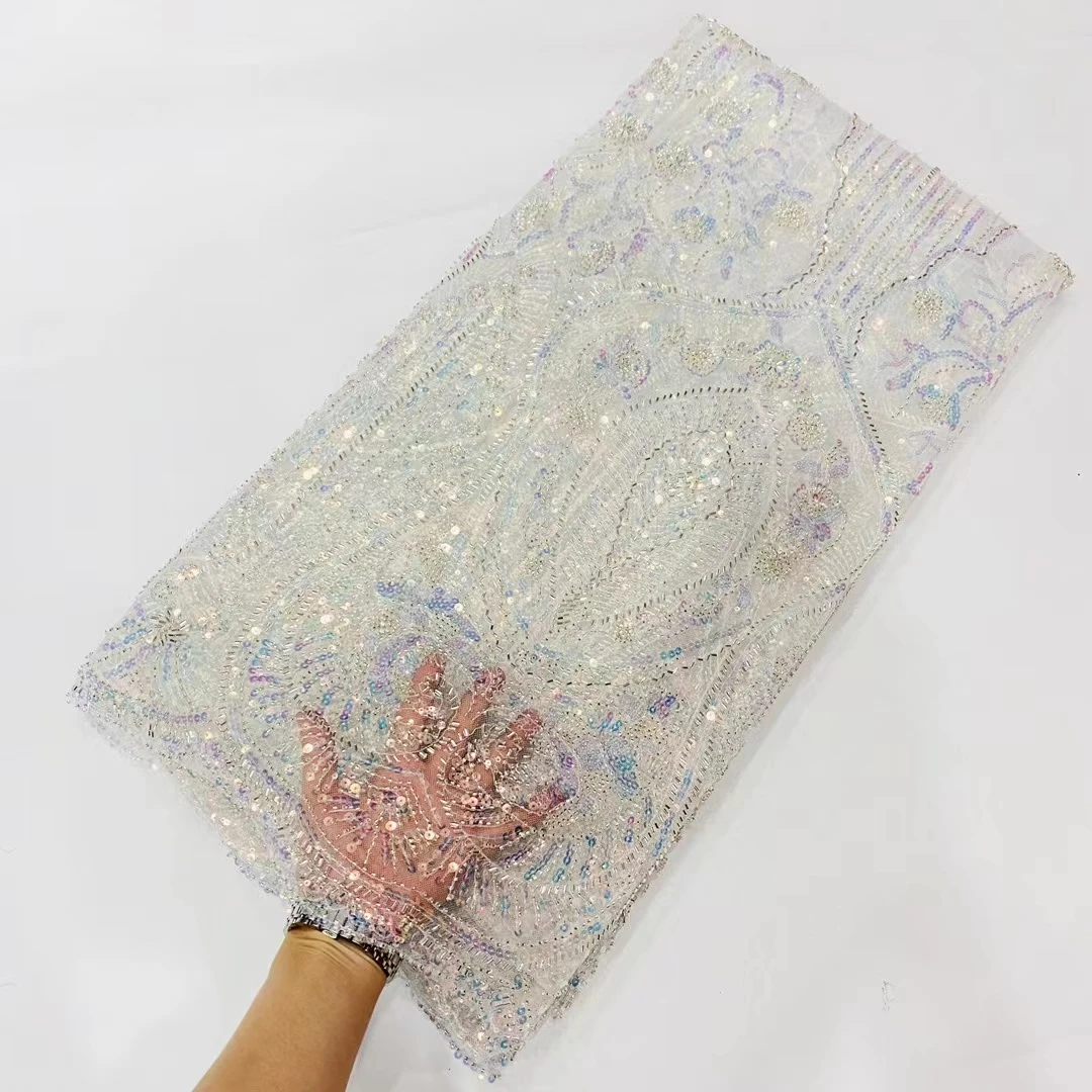 2023 African Sequins Beads Embroidery Tulle Lace Fabric French Net Lace Fabric With Beads Nigerian Sequins Lace Fabric KDP23208
2023 African Sequins Beads Embroidery Tulle Lace Fabric French Net Lace Fabric With Beads Nigerian Sequins Lace Fabric KDP23208