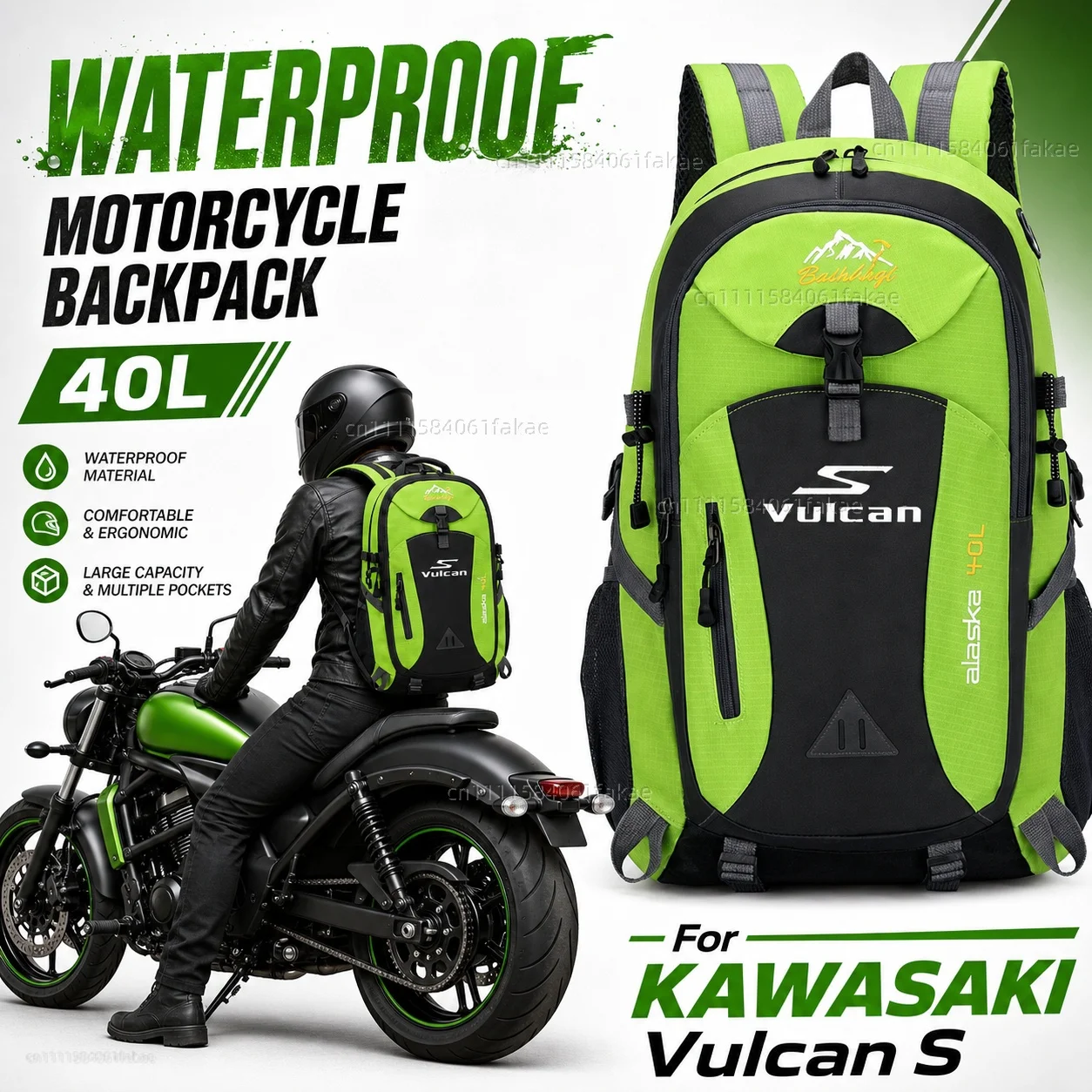 For KAWASAKI Vulcan S VN650 2015-2024 Motorcycle Backpack 40L Waterproof Travel Backpack Outdoor Hiking Camping Daypack
For KAWASAKI Vulcan S VN650 2015-2024 Motorcycle Backpack 40L Waterproof Travel Backpack Outdoor Hiking Camping Daypack