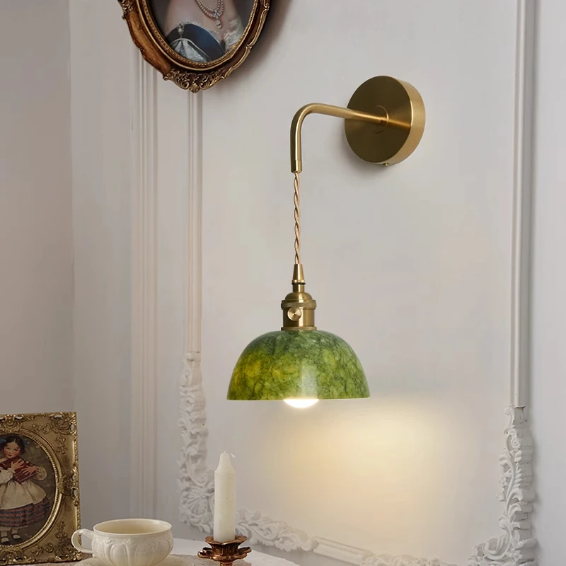 Luxury Jade Wall Light French Style Living Room Sofa Tv Background Wall Decoration Guesthouse Cream Style Bedroom Wall Lamps
Luxury Jade Wall Light French Style Living Room Sofa Tv Background Wall Decoration Guesthouse Cream Style Bedroom Wall Lamps