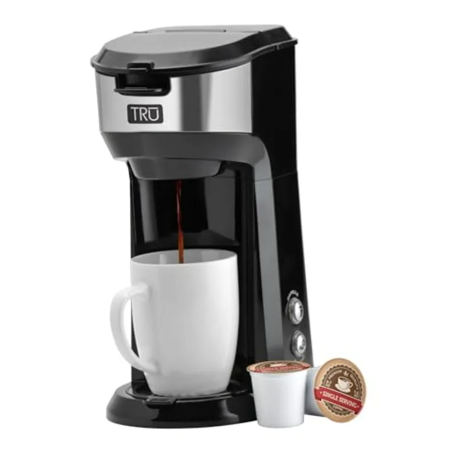 Single Serve Brew System by Select Brands - Single Cup Coffee Maker Using Coffee Capsules or Grounds - Features Removable Drip T
Single Serve Brew System by Select Brands - Single Cup Coffee Maker Using Coffee Capsules or Grounds - Features Removable Drip T