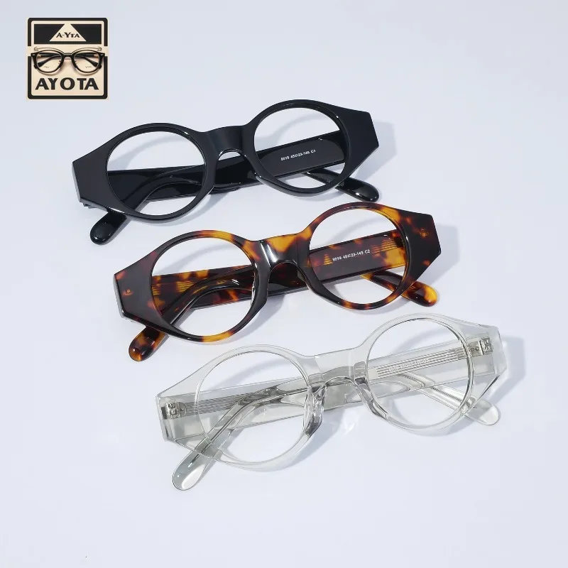 Unisex Vintage Fashion HandmadeSmall Round Eyeglass Frames |Acetate Material | Unique Party Look Customizable for Prescription
Unisex Vintage Fashion HandmadeSmall Round Eyeglass Frames |Acetate Material | Unique Party Look Customizable for Prescription