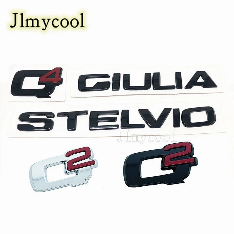 Black Car metal tail letter decorative sticker ForQ2 Q4 Giulia Stelvio Exterior Modification Accessories
Black Car metal tail letter decorative sticker ForQ2 Q4 Giulia Stelvio Exterior Modification Accessories