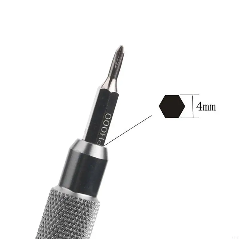 Comfortable 4mm Screwdriver Handle Nonslip Repair Hand Tool Screw Driver Bit Replacement Holder for Electrician
Comfortable 4mm Screwdriver Handle Nonslip Repair Hand Tool Screw Driver Bit Replacement Holder for Electrician