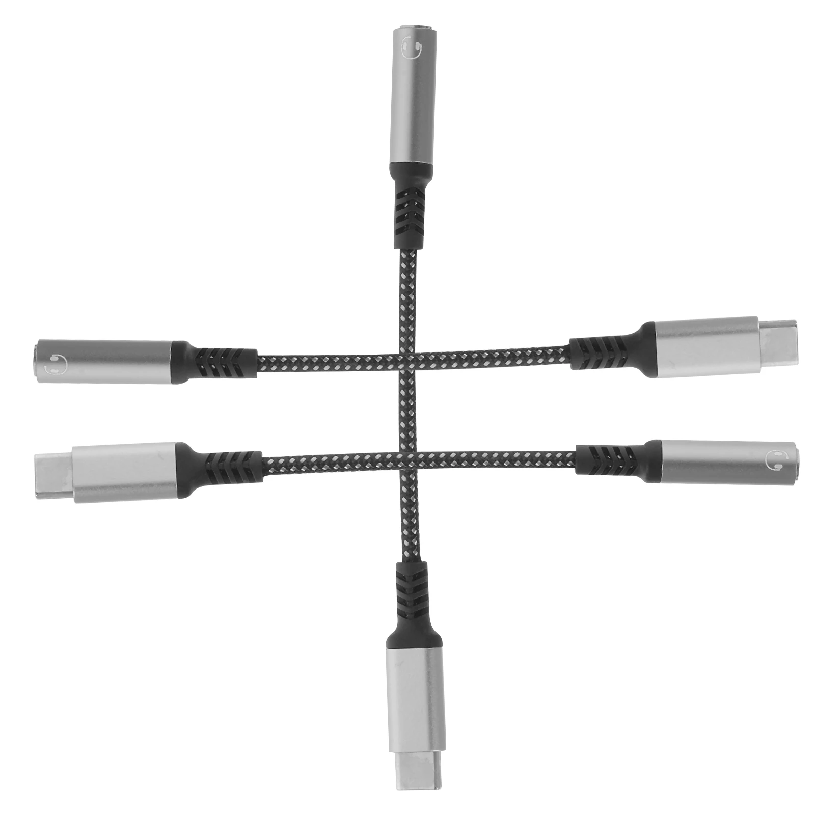 3pcs Type-C To 3.5Mm Headphone Adapter Audio Jack Converter Cable Durable Aluminum Alloy Tpe Nylon Plug Play For Smartphones
3pcs Type-C To 3.5Mm Headphone Adapter Audio Jack Converter Cable Durable Aluminum Alloy Tpe Nylon Plug Play For Smartphones