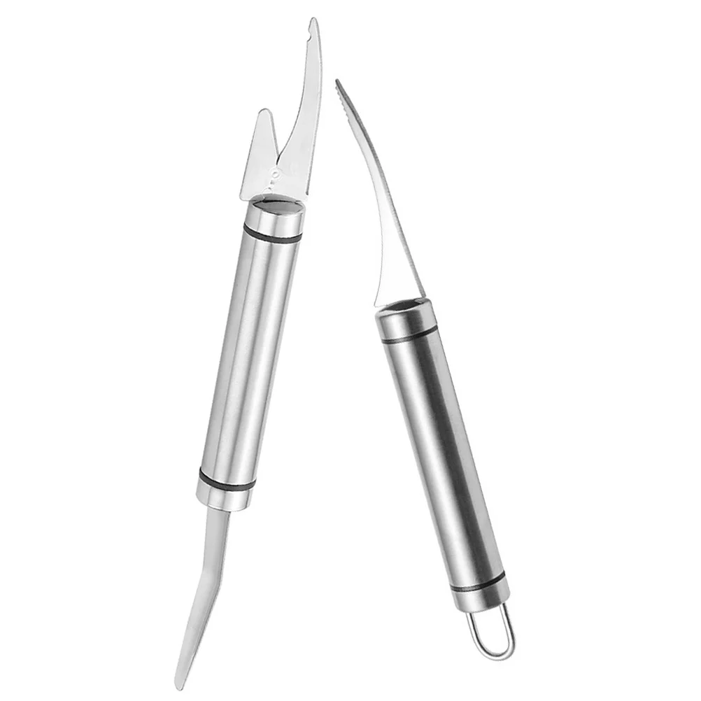 2Pcs Stainless Steel Shrimp Peeler Efficient Fish Scaler Tool Fine Workmanship Smooth Surface for Safe Easy Seafood Prep Kitchen
2Pcs Stainless Steel Shrimp Peeler Efficient Fish Scaler Tool Fine Workmanship Smooth Surface for Safe Easy Seafood Prep Kitchen