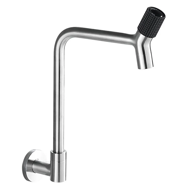 Wall Mounted 304 Stainless Steel Single Handle Cold Basin Faucet for Outdoor Mop Pool - Decked Faucet Nickel/Black Kitchen Tap
Wall Mounted 304 Stainless Steel Single Handle Cold Basin Faucet for Outdoor Mop Pool - Decked Faucet Nickel/Black Kitchen Tap
