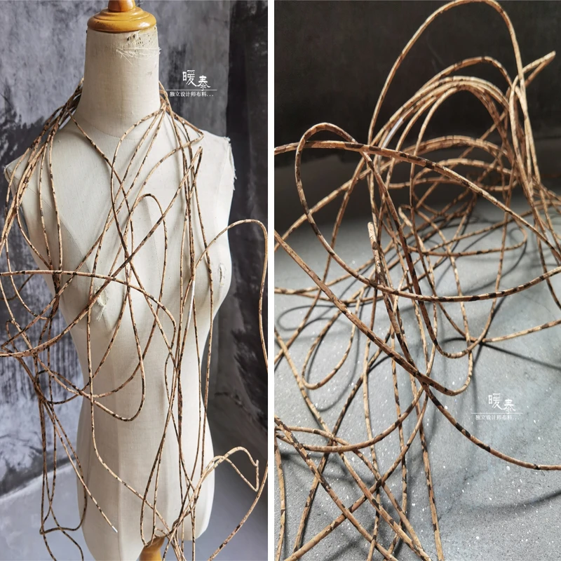 Coffee Rope Accessories DIY WaistbandsRope Hat Clothes Stage Art Decor Designer Accessories Fabric
Coffee Rope Accessories DIY WaistbandsRope Hat Clothes Stage Art Decor Designer Accessories Fabric