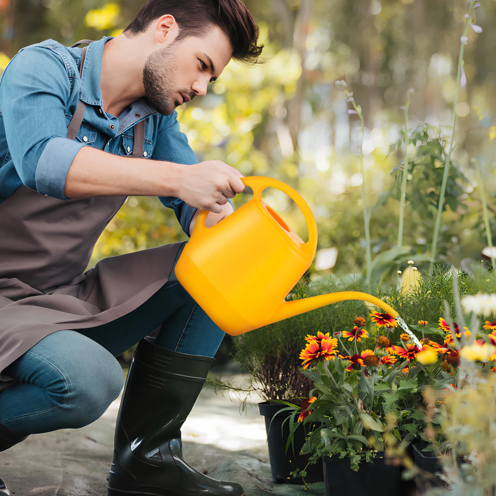 2L Orange Watering Can for Plants Garden Sprinkling Bottle Plastic Pot Household Planter Cute Small Large
2L Orange Watering Can for Plants Garden Sprinkling Bottle Plastic Pot Household Planter Cute Small Large