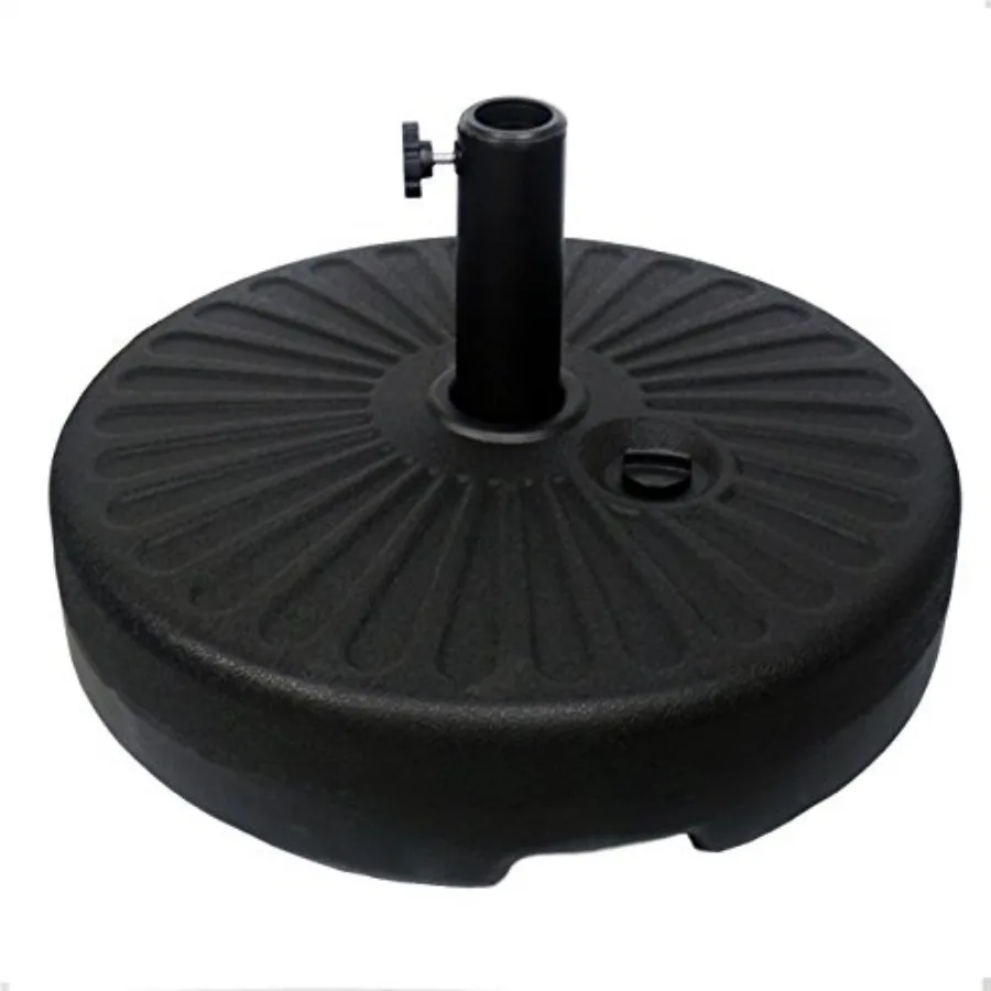 Heavy Duty 23L Round 20" Water Filled Patio Outdoor Umbrella Base Stand Weight with Steel Umbrella Holder Suit for Dia 38mm or
Heavy Duty 23L Round 20" Water Filled Patio Outdoor Umbrella Base Stand Weight with Steel Umbrella Holder Suit for Dia 38mm or