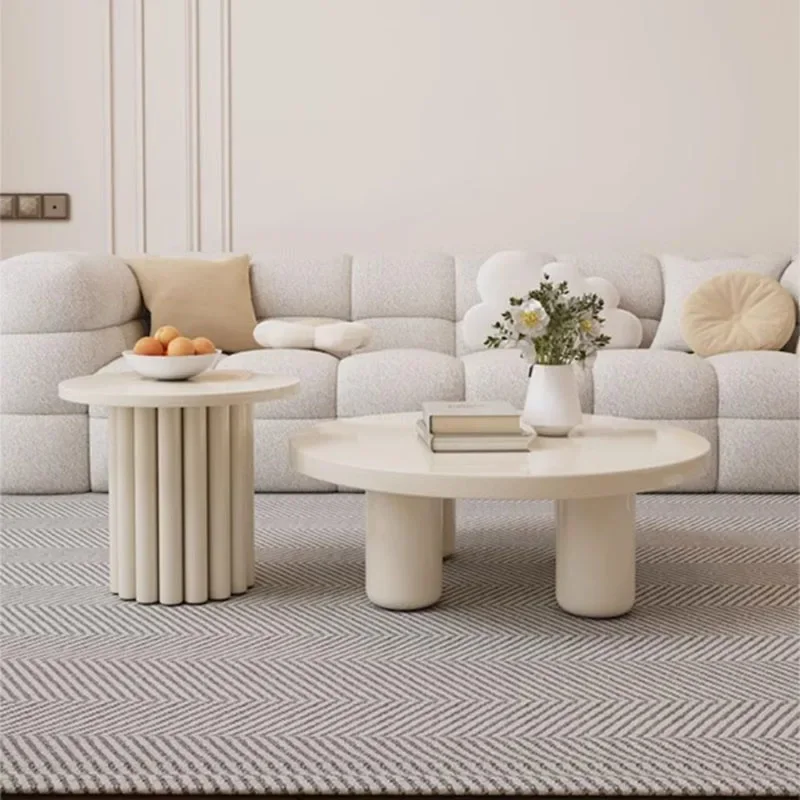 Round Organizer Coffee Table Luxury Designer Living Room Bedroom Lamp Books Aesthetic Side Table Dinner Chinese Style Furniture
Round Organizer Coffee Table Luxury Designer Living Room Bedroom Lamp Books Aesthetic Side Table Dinner Chinese Style Furniture