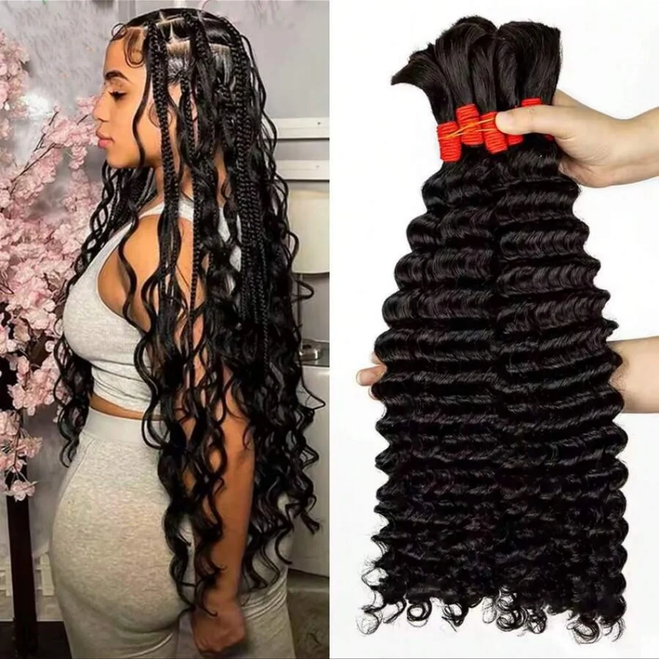 Crochet Wig Human Hair Black Deep Wave Micro Ring Loop Hook Slay Miracle Knots Machine Made Feather Crochet Human Hair Extension
Crochet Wig Human Hair Black Deep Wave Micro Ring Loop Hook Slay Miracle Knots Machine Made Feather Crochet Human Hair Extension