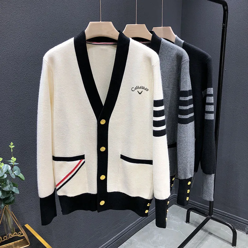 방풍니트골프 High Quality Golf SweaterMen's Golf Wear 2024 Autumn New Knit Cardigan Men's Golf Clothing Korean V Collar Golf Jacket
방풍니트골프 High Quality Golf SweaterMen's Golf Wear 2024 Autumn New Knit Cardigan Men's Golf Clothing Korean V Collar Golf Jacket