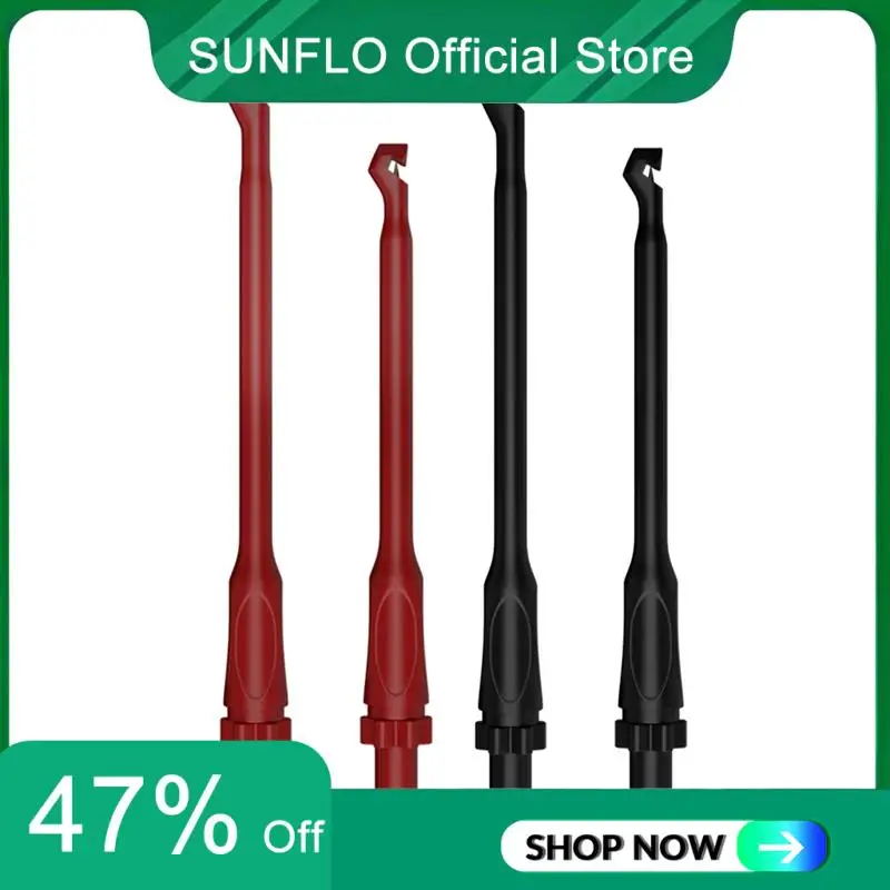 2PCS Safety Wire-Piercing Probes Non-Destructive Wire-Piercing Probes With 4MM Jack Puncture Test Hook Tool J.30036 A
2PCS Safety Wire-Piercing Probes Non-Destructive Wire-Piercing Probes With 4MM Jack Puncture Test Hook Tool J.30036 A