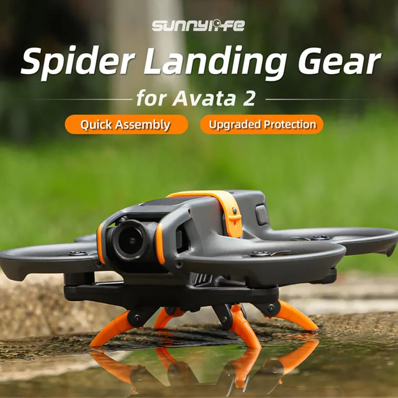 Adjustable Spider Landing Gear for DJI Avata 2 Foldable Anti-collision Heighten Holder Extension Leg Protector Bracket Accessory
Adjustable Spider Landing Gear for DJI Avata 2 Foldable Anti-collision Heighten Holder Extension Leg Protector Bracket Accessory