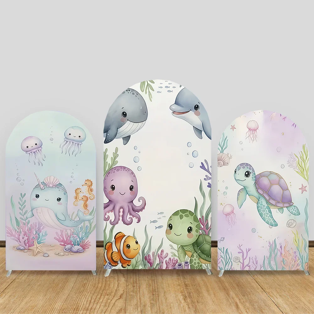 Marine Life Seahorse Whale Octopus Blue Theme Custom Children Birthday Party Arch Background Decoration Photography Banner Props
Marine Life Seahorse Whale Octopus Blue Theme Custom Children Birthday Party Arch Background Decoration Photography Banner Props