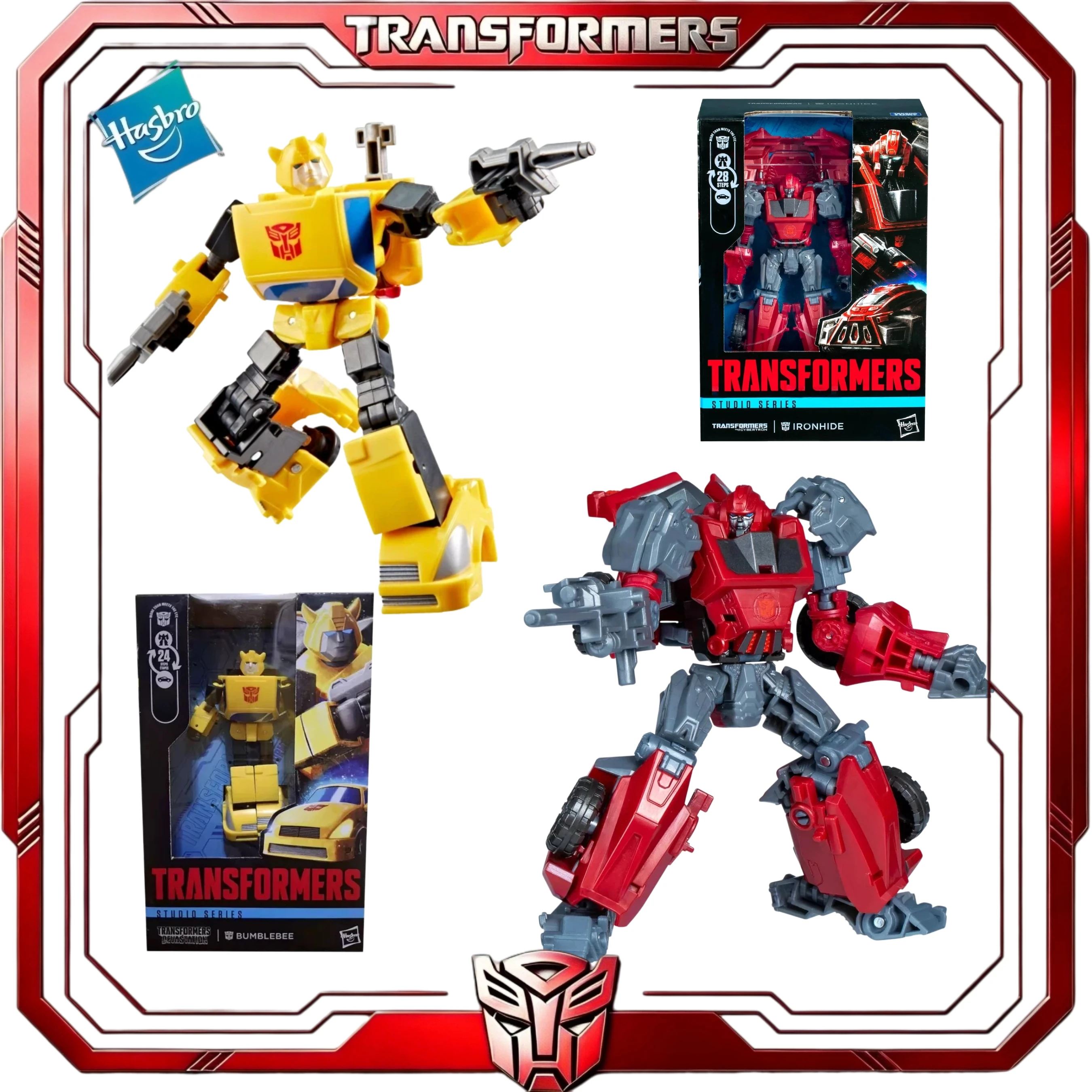 In Stock Transformers Studio Series Gamer Edition Bumblebee Ironhide Hasbro Collectible Action Figure Gift For Fans
In Stock Transformers Studio Series Gamer Edition Bumblebee Ironhide Hasbro Collectible Action Figure Gift For Fans