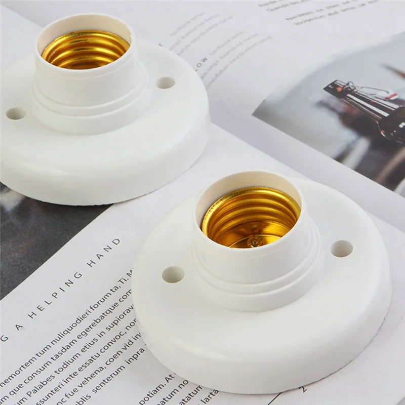 A51M-E27 Screw Cap Socket White Ceiling Light Lamp Bulb Fixing Base Stand Light Bulb Holder Spiral LED Bulb Base Lighting Durabl
A51M-E27 Screw Cap Socket White Ceiling Light Lamp Bulb Fixing Base Stand Light Bulb Holder Spiral LED Bulb Base Lighting Durabl