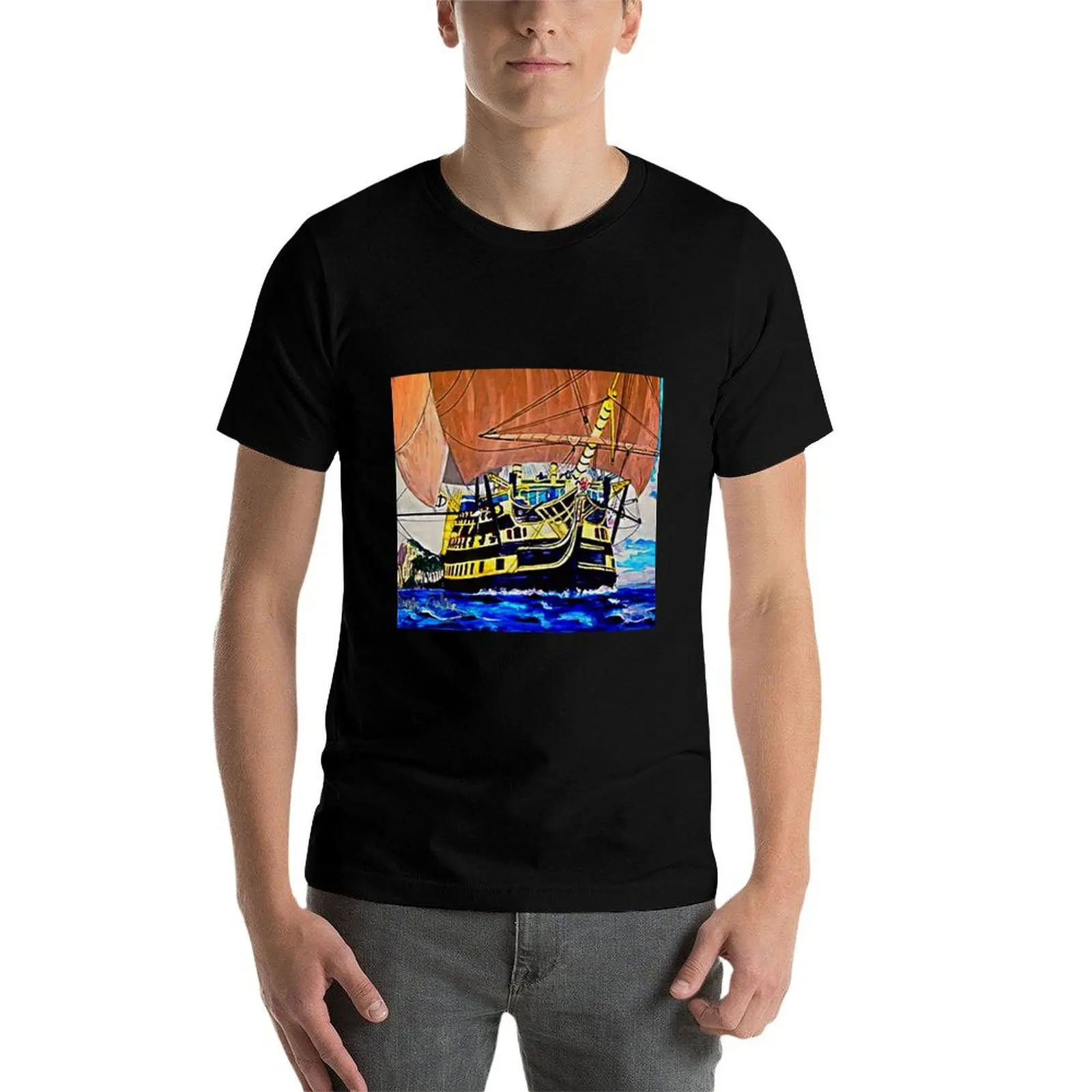 My Acrylic painting of HMS Victory Leaving Gibraltar 1805 T-Shirt t shirts cotton 100% graphic t shirts for man T-Shirt
My Acrylic painting of HMS Victory Leaving Gibraltar 1805 T-Shirt t shirts cotton 100% graphic t shirts for man T-Shirt