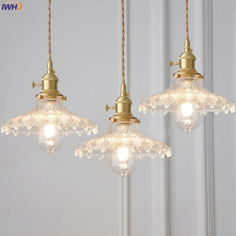 IWHD Clear Glass LED Pendant Lamp Dining Room Bedroom Restaurant Copper Knob Switch Nordic Modern Luxury Hanging Lights Lampara
IWHD Clear Glass LED Pendant Lamp Dining Room Bedroom Restaurant Copper Knob Switch Nordic Modern Luxury Hanging Lights Lampara