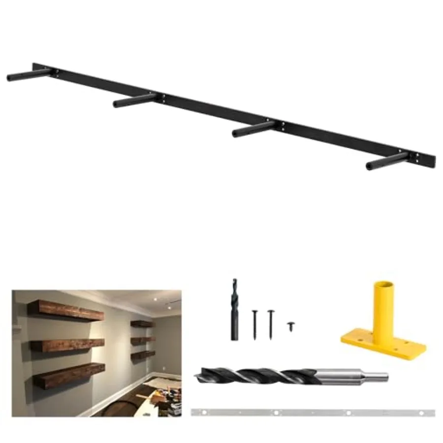 Heavy Duty Floating Shelf Bracket 53 inch Hidden Shelf Bracket for Mantel and Shelving Max Load 200 lbs if Mounted on Studs Inv
Heavy Duty Floating Shelf Bracket 53 inch Hidden Shelf Bracket for Mantel and Shelving Max Load 200 lbs if Mounted on Studs Inv