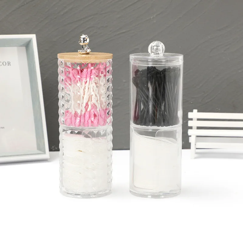 Clear Acrylic Bathroom Storage Jar With Secure Lid Multipurpose Organizer Container For Cotton Pads Swabs And Cosmetic Accessori
Clear Acrylic Bathroom Storage Jar With Secure Lid Multipurpose Organizer Container For Cotton Pads Swabs And Cosmetic Accessori