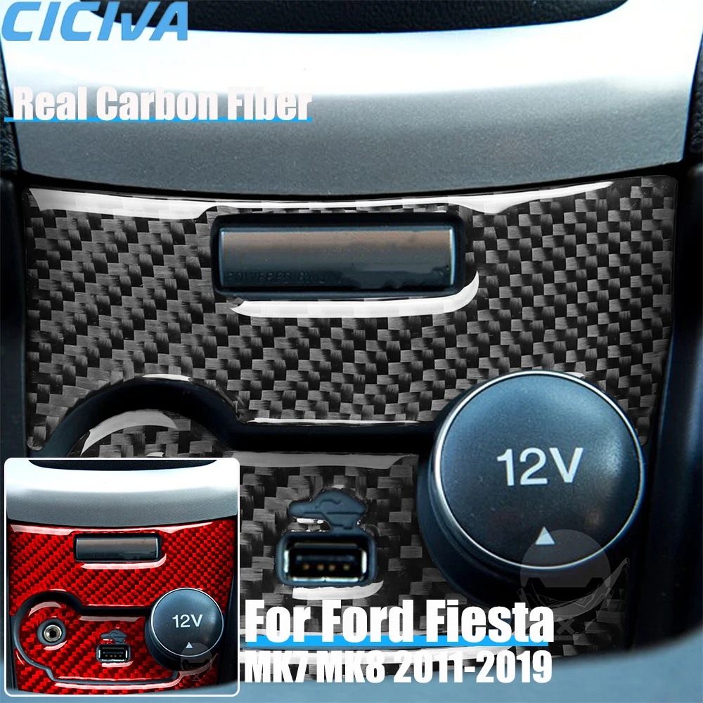Автомобильные аксессуары из настоящего углеродного волокна, центральная накладка для зарядного устройства AUX USB, декоративная крышка, мягкая наклейка для Ford Fiesta MK7 MK8 2011-2019
Автомобильные аксессуары из настоящего углеродного волокна, центральная накладка для зарядного устройства AUX USB, декоративная крышка, мягкая наклейка для Ford Fiesta MK7 MK8 2011-2019