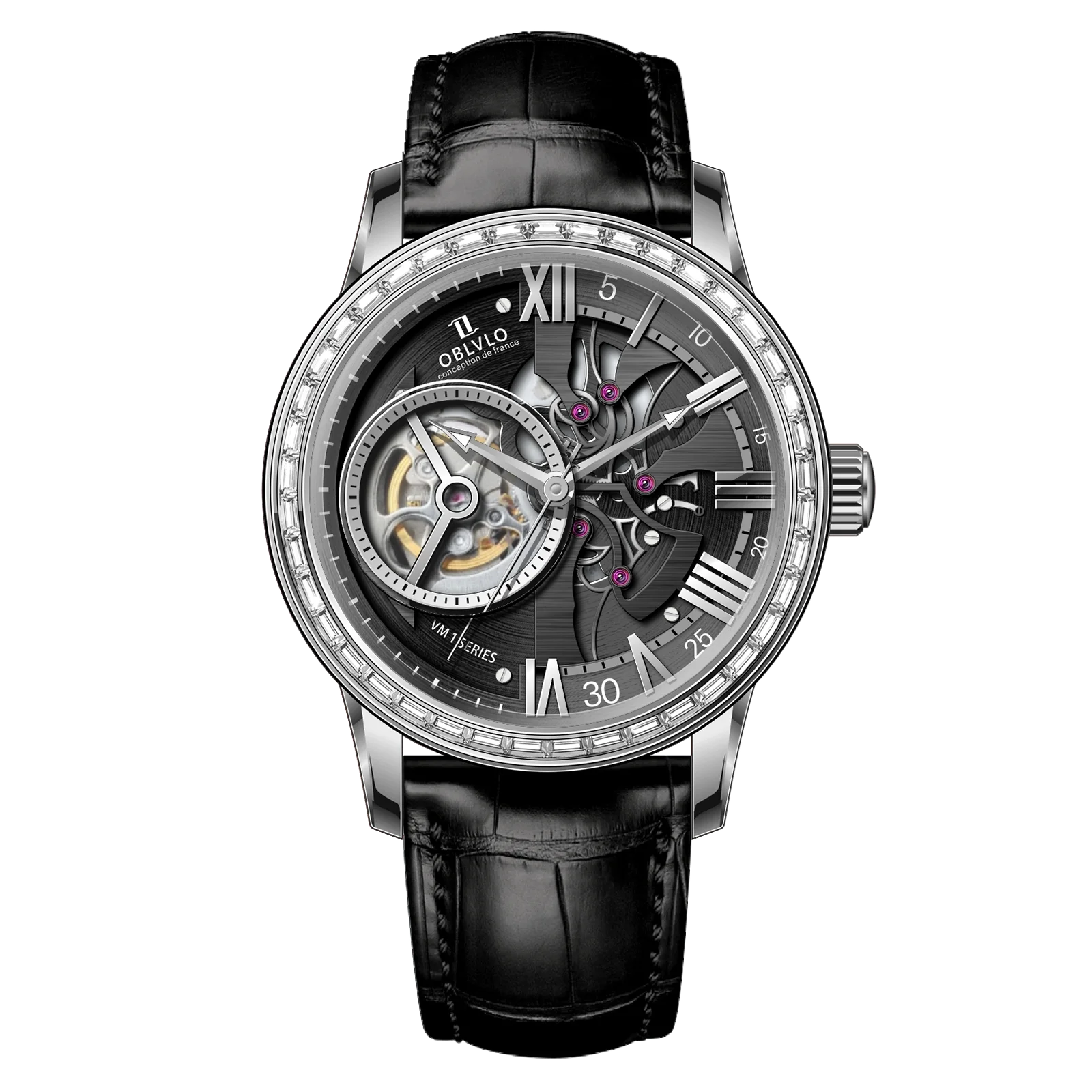 Reef Tiger Men Automatic Watch 42mm Mechanical Wristwatch Luminous Sapphire Mirror Hollow Out Dial
Reef Tiger Men Automatic Watch 42mm Mechanical Wristwatch Luminous Sapphire Mirror Hollow Out Dial