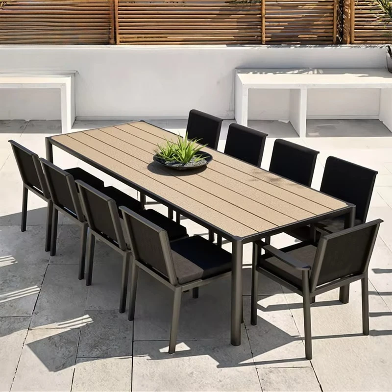 Aluminum Casting Garden Furniture 9 Seat Outdoor Dining Table Weather Resistant Outdoor Dining Set Chair
Aluminum Casting Garden Furniture 9 Seat Outdoor Dining Table Weather Resistant Outdoor Dining Set Chair