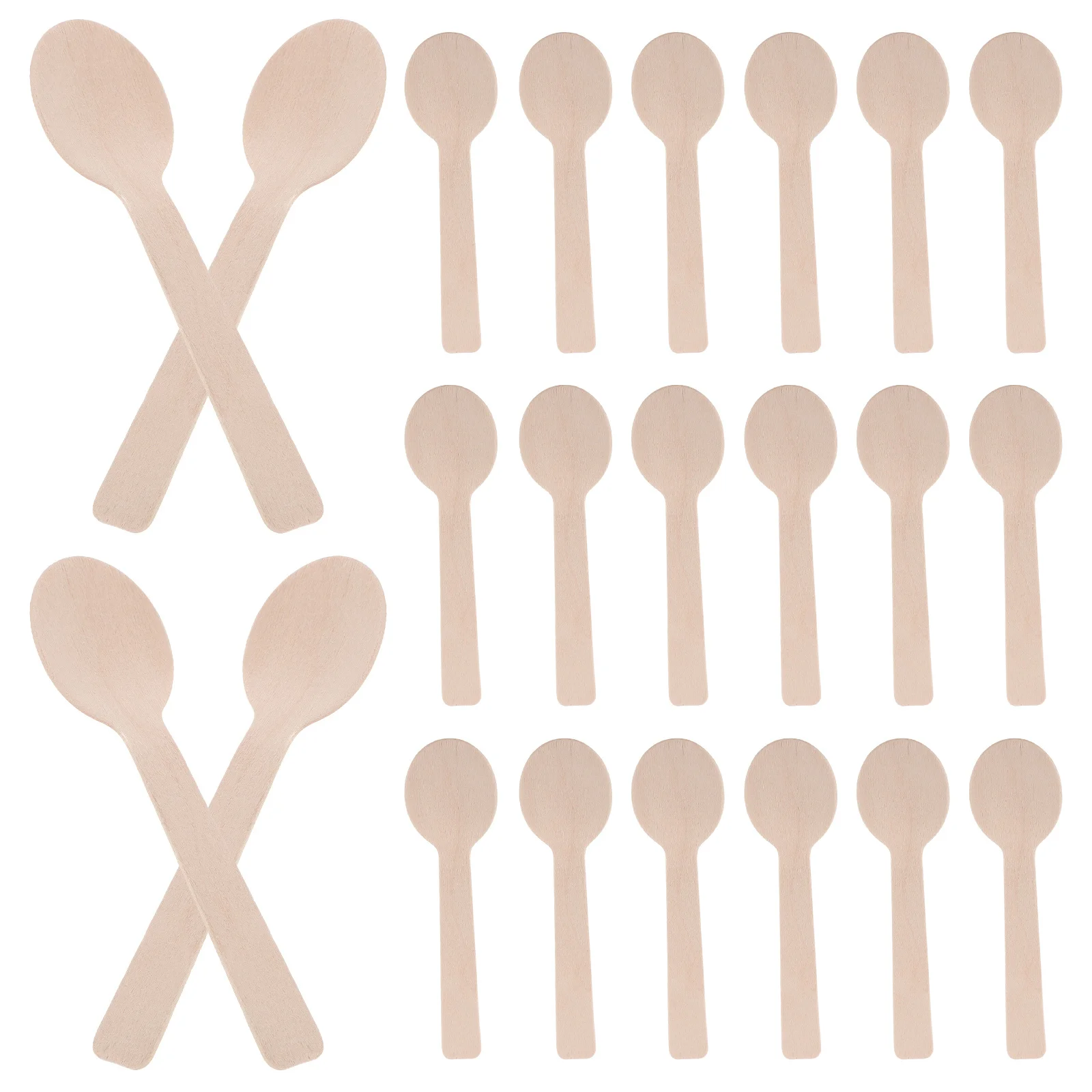Wooden Spoons for Yogurt Ice Cream Dessert Sampling Takeaway Food Service Natural Sanding Free Disposable Cutlery
Wooden Spoons for Yogurt Ice Cream Dessert Sampling Takeaway Food Service Natural Sanding Free Disposable Cutlery