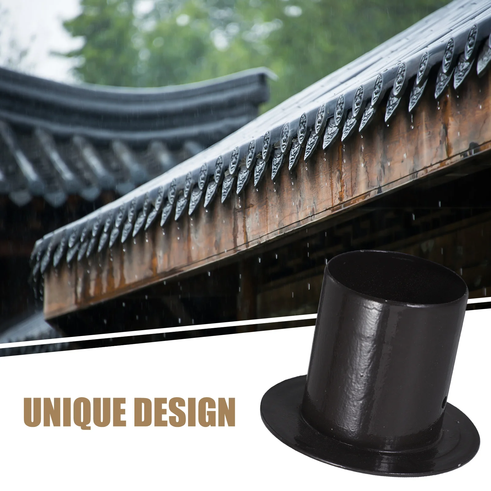 Gutter Adapter Iron Rain Chain Drainer Accessory Outdoor Drainage System Decorative Rain Chain Installation Kit For Garden
Gutter Adapter Iron Rain Chain Drainer Accessory Outdoor Drainage System Decorative Rain Chain Installation Kit For Garden