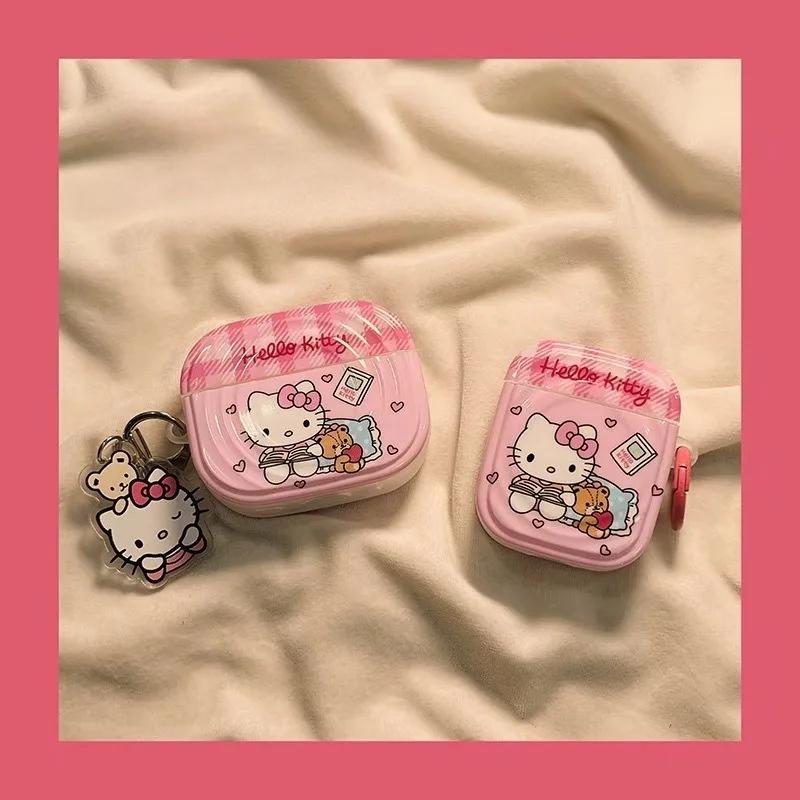 kawaii Hello Kitty Earphone Cover Cute Cartoon Versatile Protective Case Desktop Decoration Girl Student Gift Wholesale
kawaii Hello Kitty Earphone Cover Cute Cartoon Versatile Protective Case Desktop Decoration Girl Student Gift Wholesale