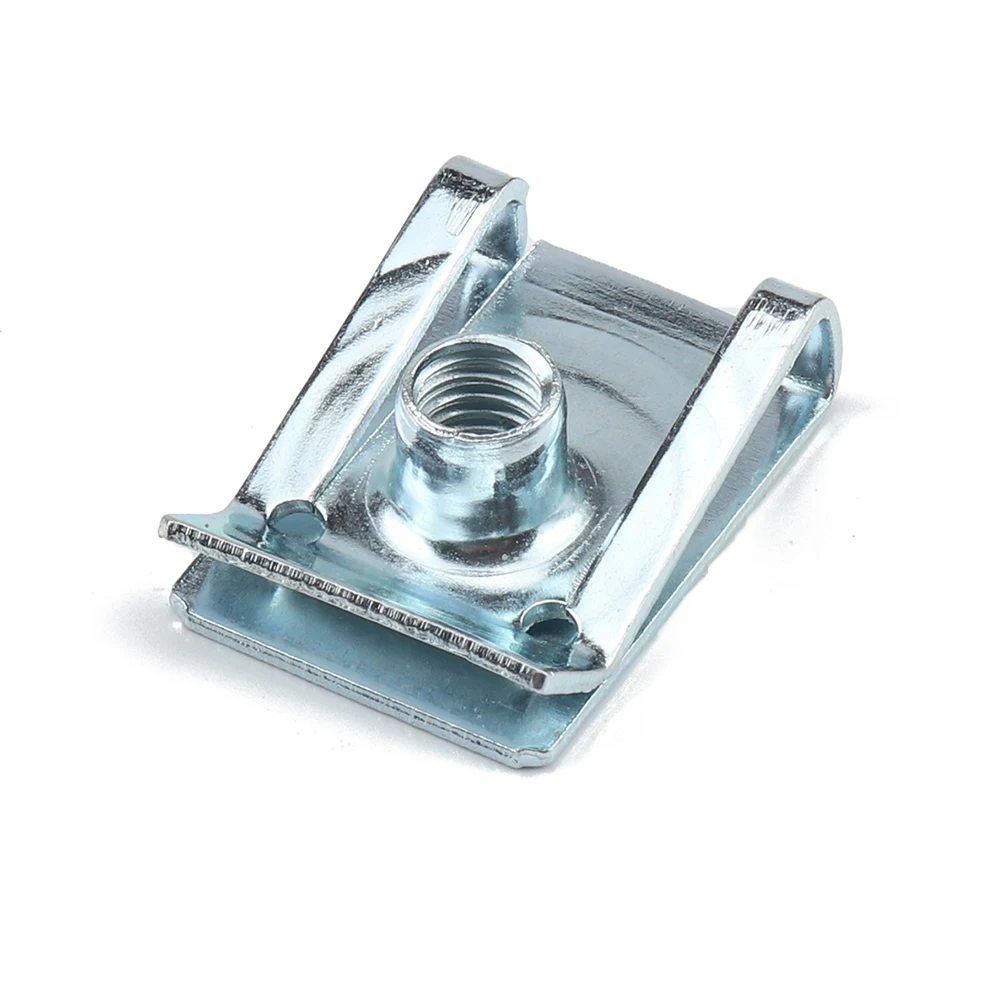 120pcs Motorcycle U Nut Fasteners Manganese Steel Spire U Clips Car Body Fixing Clips For Trim Panels Bumpers Dashboards Silver
120pcs Motorcycle U Nut Fasteners Manganese Steel Spire U Clips Car Body Fixing Clips For Trim Panels Bumpers Dashboards Silver