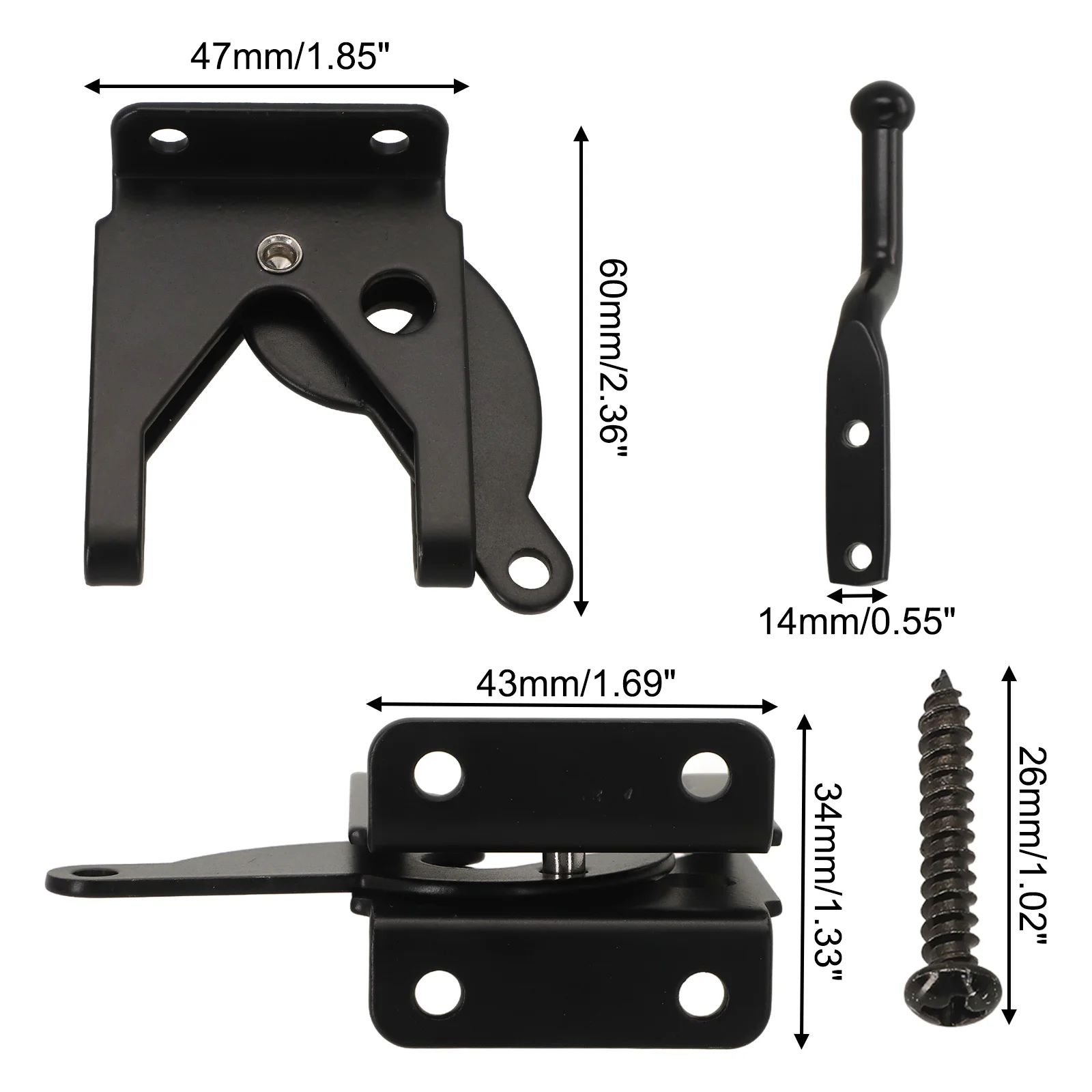 Adjustable Gate Lock Garden Fence Latch For Garden Protection All Weather Use Custom Mounting Easy Installation
Adjustable Gate Lock Garden Fence Latch For Garden Protection All Weather Use Custom Mounting Easy Installation