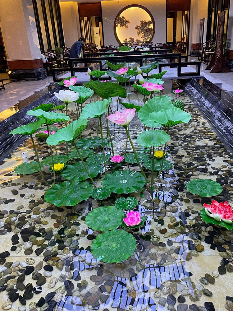 Standable Artificial Green Leaf Lotus Lifelike Waterlily Flower Reed With Base Home Garden Pond Pool For Buddha Decor Set Props
Standable Artificial Green Leaf Lotus Lifelike Waterlily Flower Reed With Base Home Garden Pond Pool For Buddha Decor Set Props