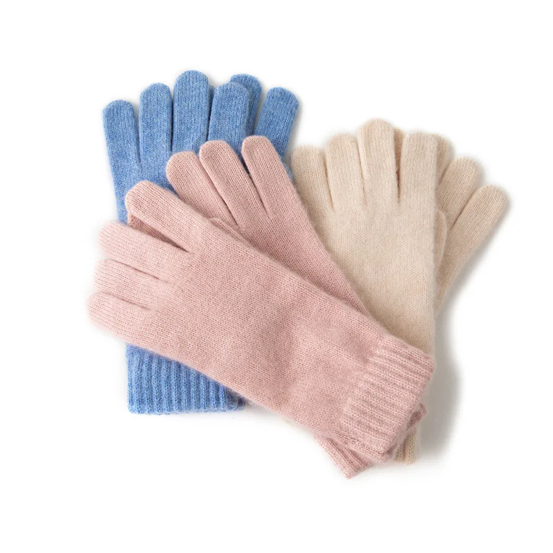 Autumn and winter warm gloves for women five finger knitted 100% cashmere gloves fashionable solid color outdoor cycling gloves
Autumn and winter warm gloves for women five finger knitted 100% cashmere gloves fashionable solid color outdoor cycling gloves