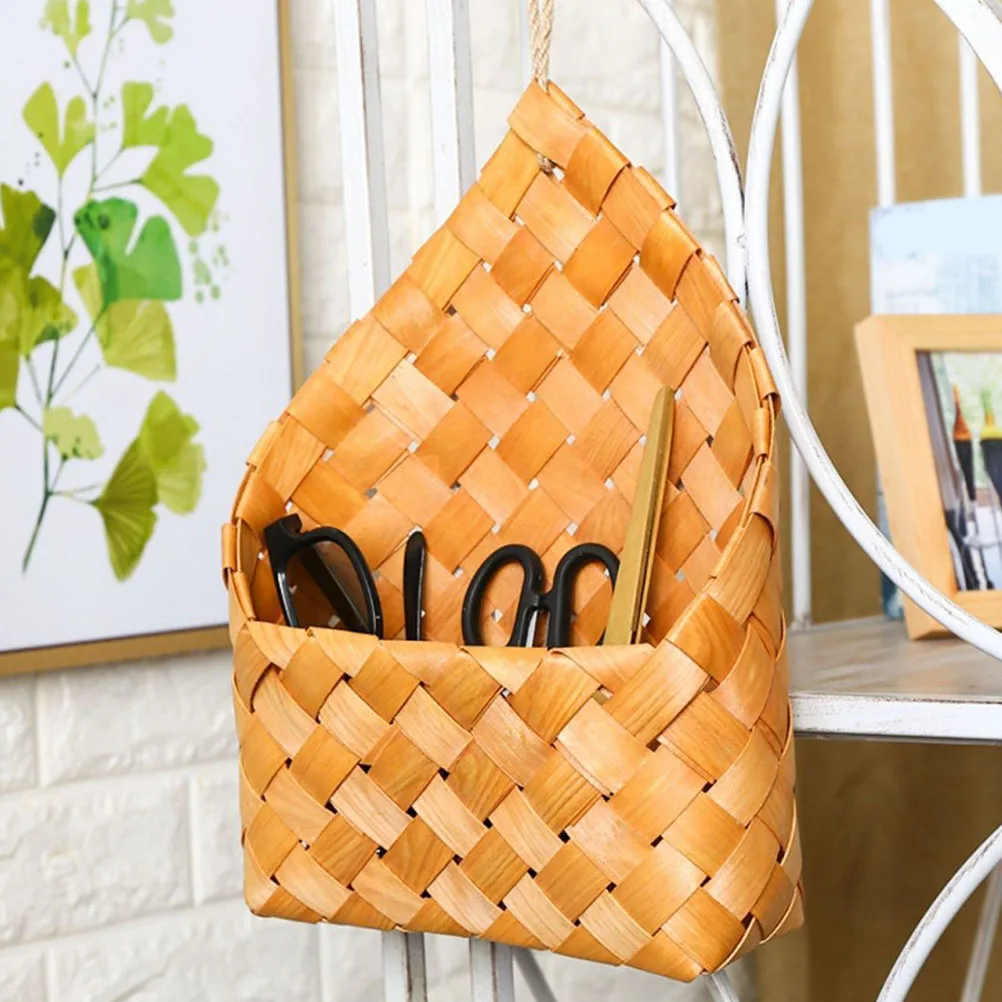 2Pcs Storage Basket Wooden Wall Hanging Woven Boxes for Flowers Sundries Home Decor Dried Container Rustic Style
2Pcs Storage Basket Wooden Wall Hanging Woven Boxes for Flowers Sundries Home Decor Dried Container Rustic Style