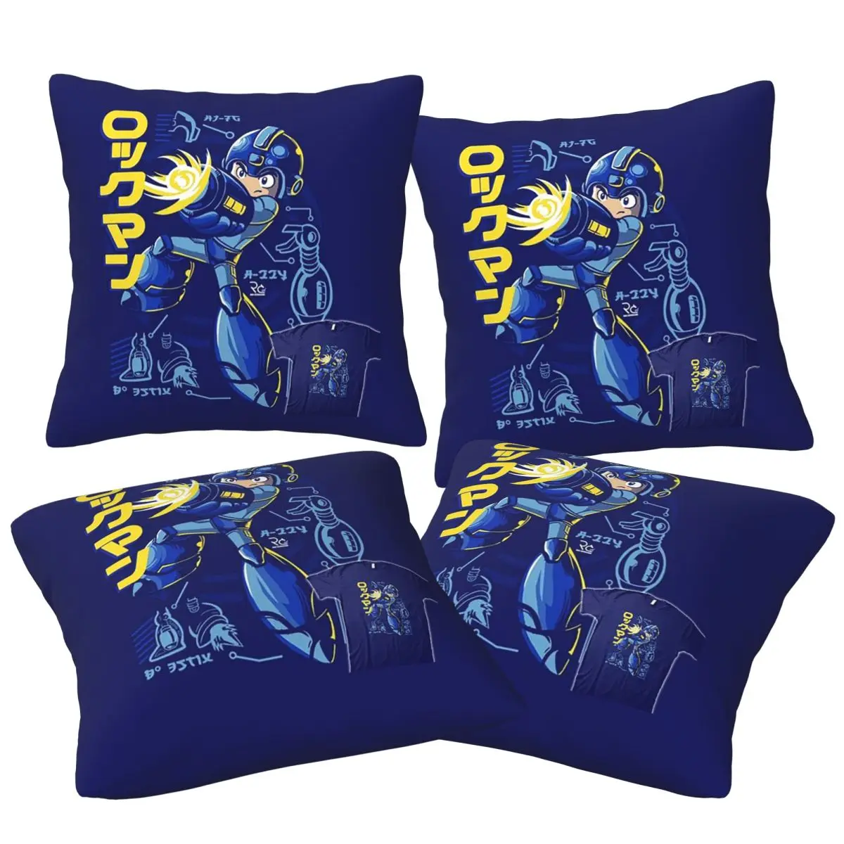 Megaman Video Game Mega Man4pcs Square Pillowcase Cushion Cover Comfort Pillow Case Throw Pillow Cover for Home Sofa Living Room
Megaman Video Game Mega Man4pcs Square Pillowcase Cushion Cover Comfort Pillow Case Throw Pillow Cover for Home Sofa Living Room