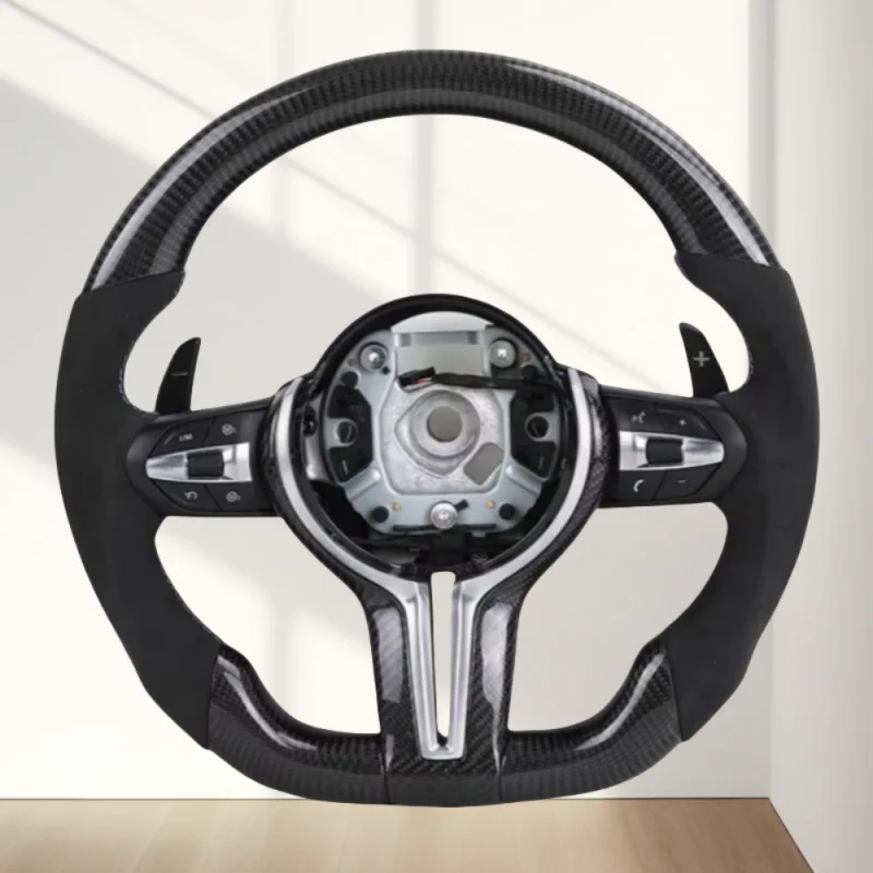 Suede Carbon Fiber Car Steering Wheel For BMW F01 F06 F10 X5 F15 X6 F16 F20 F30 F31 F32 F34 F36 F80 F82 F87 F90 Auto Accessories
Suede Carbon Fiber Car Steering Wheel For BMW F01 F06 F10 X5 F15 X6 F16 F20 F30 F31 F32 F34 F36 F80 F82 F87 F90 Auto Accessories