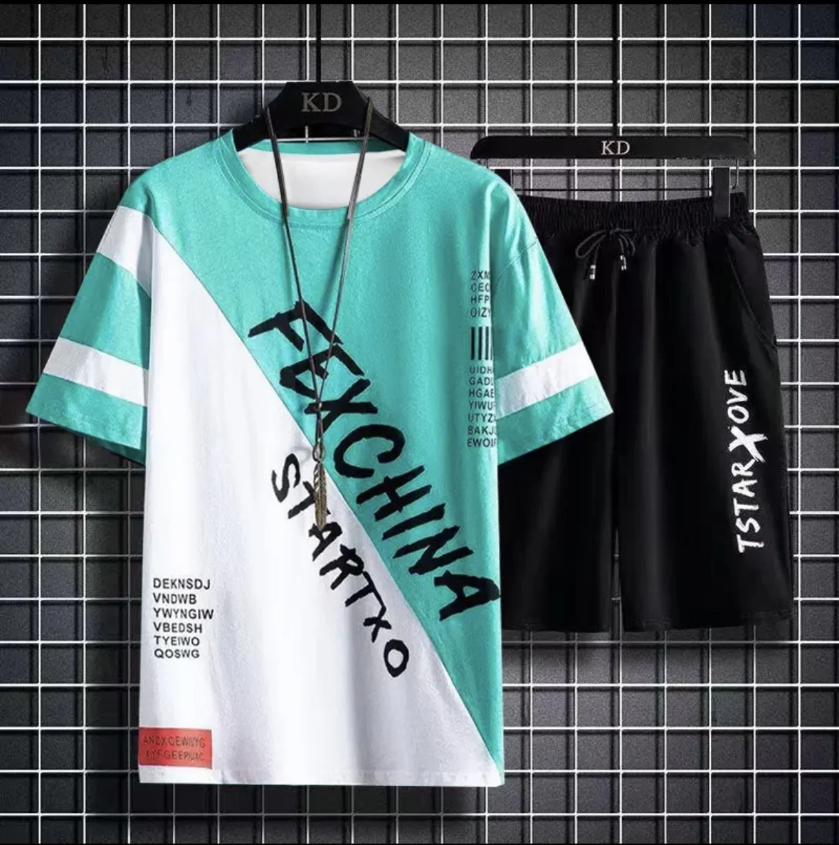 Summer Men's Sets Fashion Tracksuit Men Short Sleeve T Shirts+Sport Shorts Suit Men Casual Men Clothing Mens Joggers Sets S-4XL
Summer Men's Sets Fashion Tracksuit Men Short Sleeve T Shirts+Sport Shorts Suit Men Casual Men Clothing Mens Joggers Sets S-4XL