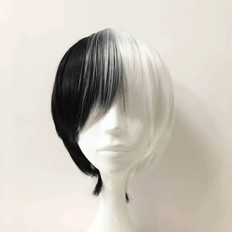 FC6Unisex Black White Split Color Fringe Bangs Short Straight Cosplay Anime Wig @ FC8!
FC6Unisex Black White Split Color Fringe Bangs Short Straight Cosplay Anime Wig @ FC8!