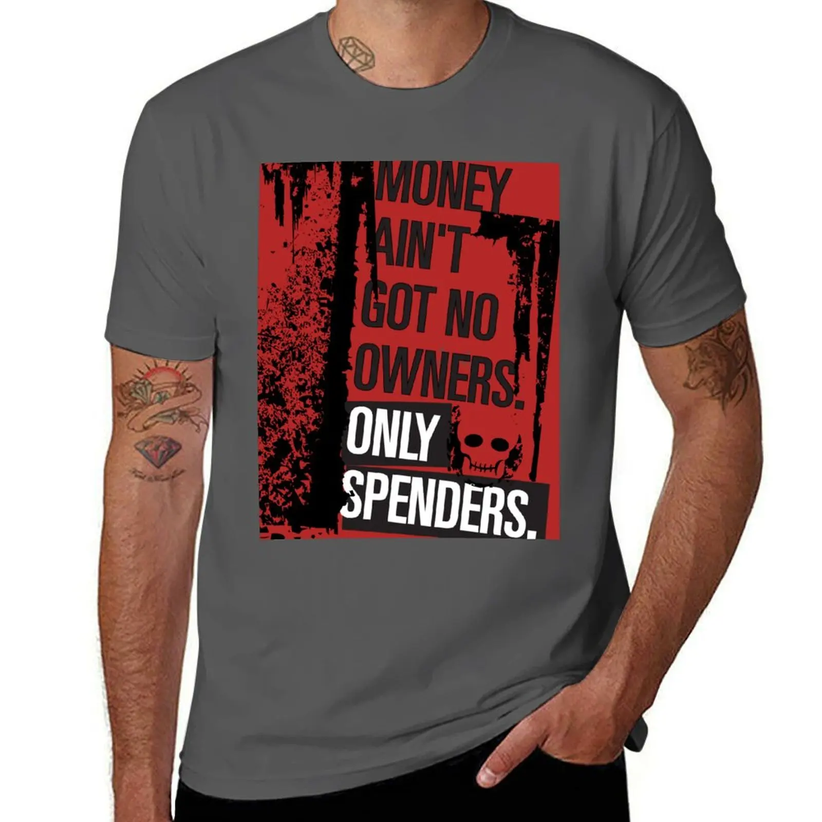 Money Ain't Got No Owners - OMar Little The Wire - Dark T-Shirt Novelty Print Casual Tee Shirt
Money Ain't Got No Owners - OMar Little The Wire - Dark T-Shirt Novelty Print Casual Tee Shirt