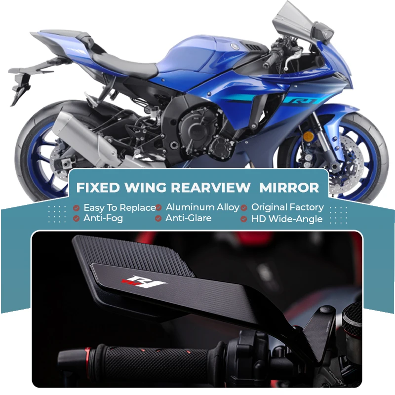 HD Wide-Angle Vision Motorcycle Wind Wing Alloy Rearview Mirror For YAMAHA R7 YZF YZFR7 R6 R3 R1 R7 R15 R125 YZFR6 Mirror
HD Wide-Angle Vision Motorcycle Wind Wing Alloy Rearview Mirror For YAMAHA R7 YZF YZFR7 R6 R3 R1 R7 R15 R125 YZFR6 Mirror