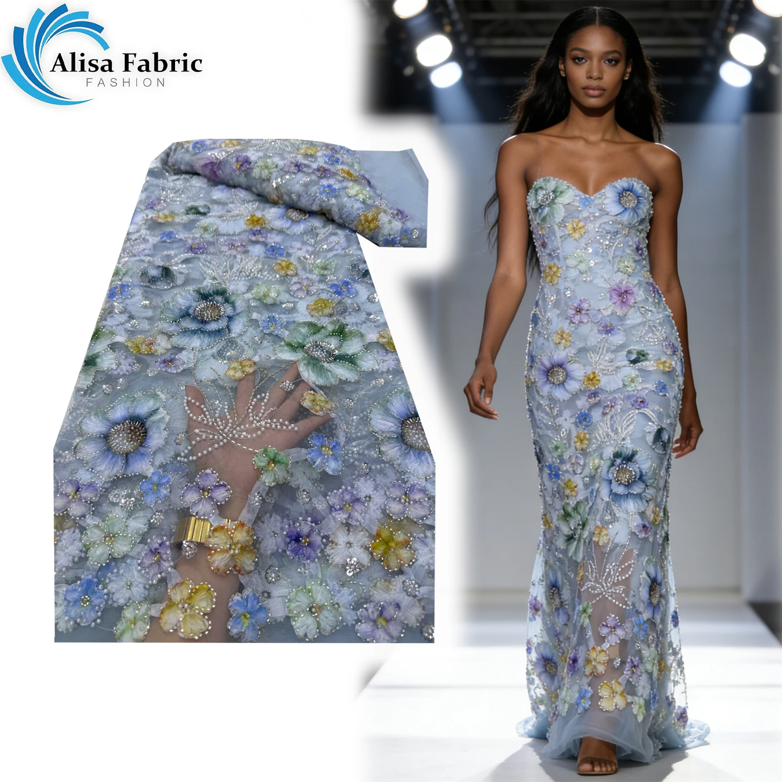 Высококачественная бархатная ткань с бисерной отделкой и кружевом из тюля, 5 ярдов, для изготовления женских свадебных платьев.
Высококачественная бархатная ткань с бисерной отделкой и кружевом из тюля, 5 ярдов, для изготовления женских свадебных платьев.