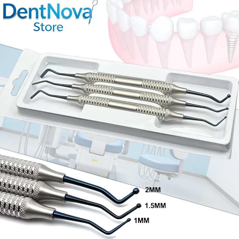 3Pcs Dental Composite Spatulas Resin Filling Instruments Ergonomic for Dentists Teeth Restoration Repair Set
3Pcs Dental Composite Spatulas Resin Filling Instruments Ergonomic for Dentists Teeth Restoration Repair Set