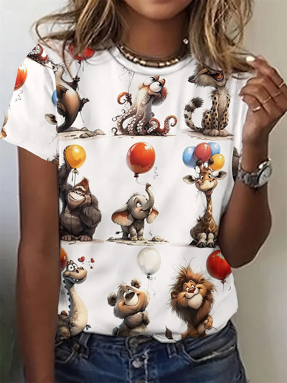 Women's T-Shirts Funny 3d Cartoon Cat T-Shirt Harajuku Fashion Top Tee Casual Short Sleeve O-Neck Oversized Female Clothing
Women's T-Shirts Funny 3d Cartoon Cat T-Shirt Harajuku Fashion Top Tee Casual Short Sleeve O-Neck Oversized Female Clothing