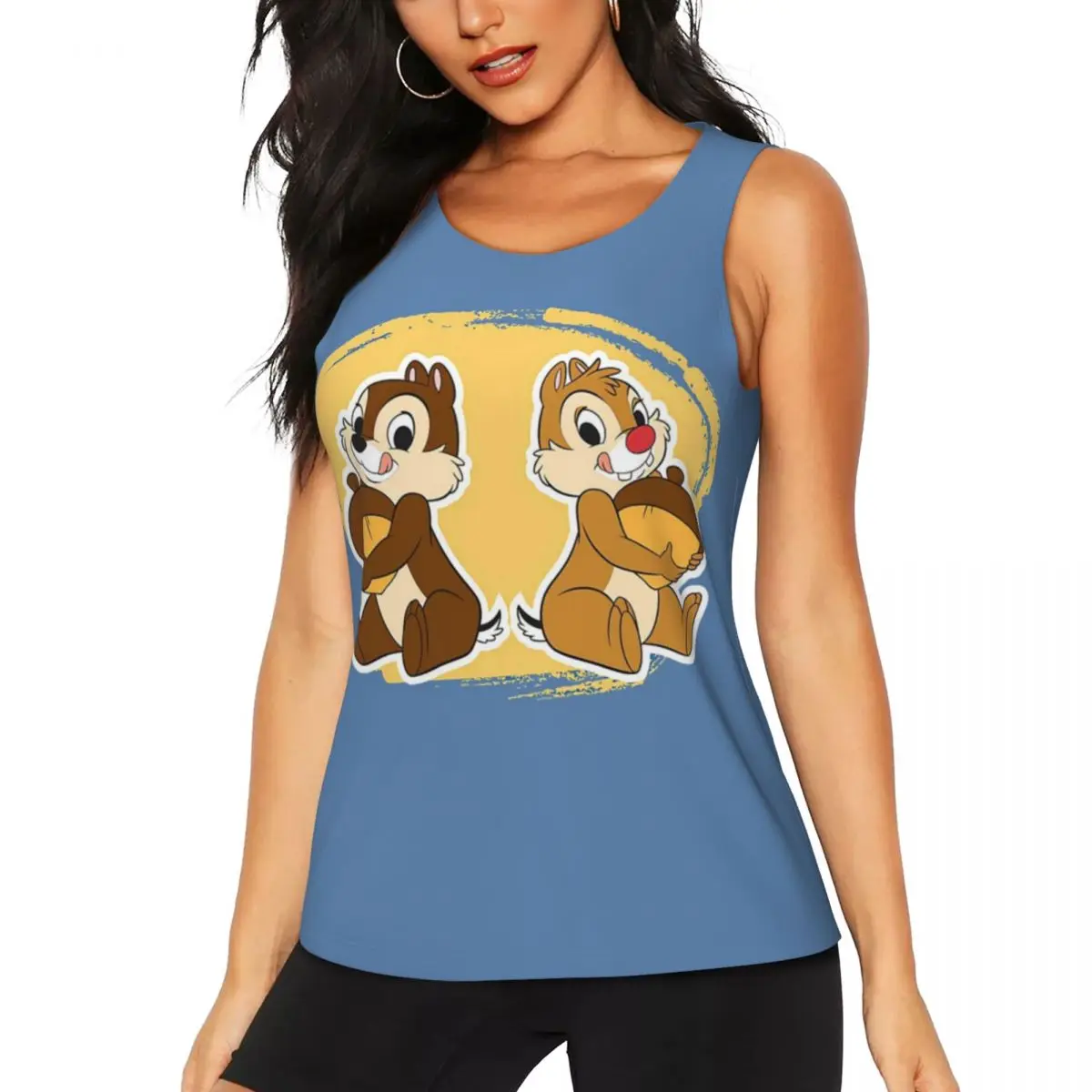 Custom Chip -n- Dale Anime Workout Tank Tops Women Quick Dry Sleeveless Yoga Shirt
Custom Chip -n- Dale Anime Workout Tank Tops Women Quick Dry Sleeveless Yoga Shirt