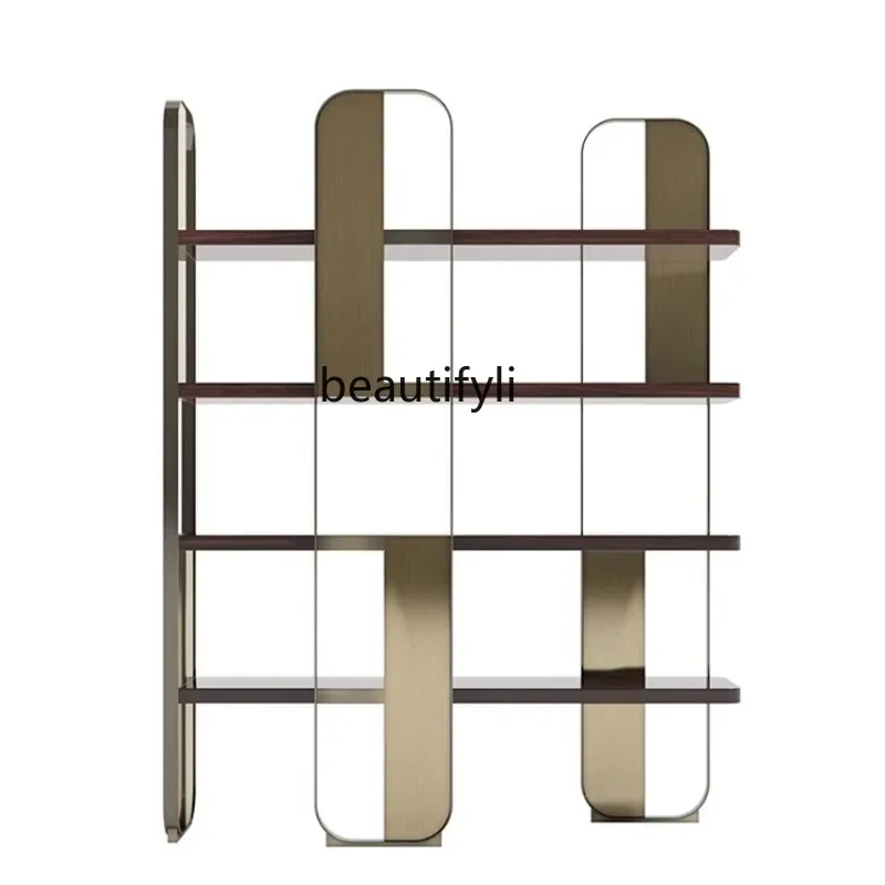 S Customized Villa Model House Light Luxury Modern Multi-Layer Storage Study Stainless Steel Designer Model Floor Display Stand
S Customized Villa Model House Light Luxury Modern Multi-Layer Storage Study Stainless Steel Designer Model Floor Display Stand